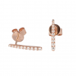 KEK | Earstuds 14carat Pink Gold | Diamonds