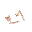 KEK | Earstuds 14carat Pink Gold | Diamonds