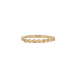 Yeva| Ring Yellow Gold | Twisted diamond