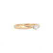 W | Diamond Solitaire Ring Yellow Gold | 0.10ct