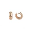 Be | Earrings 14 Carat Pink gold | Ø14 x 6 mm
