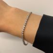 Lux | Tennis Bracelet White Gold | 55 Diamonds