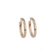 Be | Earrings 14 Carat Pink gold | Ø20 mm