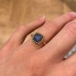 Yeva | Ring Pink Gold | Blue Sapphire