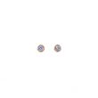 Sundrops | Earstuds Pink Gold | Tanzanite Ø3mm