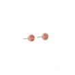 Sundrops | Earstuds Pink Gold | Tourmaline Ø4mm
