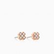 BRON | Joy Pink gold Earstuds | White Diamond