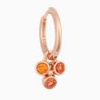 BRON | Confetti Pendant Pink Gold | Orange Sapphire