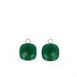 Varivello Pendants | Green Agate | 13 x 13 mm