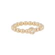 Sundrops | Flex Ring Pink gold | Diamond