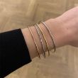 Dot | White Gold | Bangle 2 mm