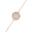 Sundrops | Bracelet 14 Carat Pink Gold | Diamond Pink Mother Of Pearl