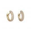 Be | Hoops Yellow gold  Diamonds | Pave