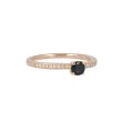 YEVA | Ring 14 Carat Pink Gold | Sapphire Diamond