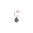 Burato Gioielli | Small Black Diamonds Hoop