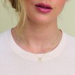 Minitials Circle of Love Pavé Diamond Necklace | 18ct Gold