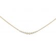 Lux | Necklace Yellow Gold | Diamond 0,15ct
