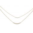 Lux | Necklace YellowGold | Diamond 0,34ct