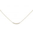 Lux | Necklace Yellow Gold | Diamonds 0,34ct