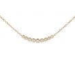 Lux | Necklace Yellow Gold | Diamonds 0,34ct