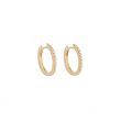 Varivello Earrings Fine Small Diamond | Yellow gold