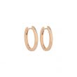 Varivello Fine Line | Pink Gold Earrings | Large