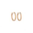 Varivello Fine Line | Pink Gold Earrings | Small 