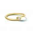 Minitials Baby Entangle Diamond Ring | 18ct Gold