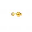 Minitials One Diamond Earring | 18ct Gold