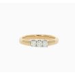 W | Diamond Alliance Ring Yellow Gold | 3x 0.10ct