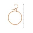Dot | 14Carat Pink gold Earrings | Round