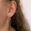 Dot | Earrings 14 Carat Yellow Gold | Ø50 mm