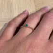 Yeva | Ring Pink Gold | Emerald