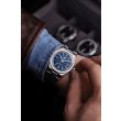 Nivada Grenchen F77 Blue with Date | 37mm 69001A77