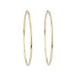 Dot | Earrings 14 Carat Yellow Gold | Ø40 mm