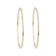 Dot | Earrings 14 Carat Yellow Gold | Ø40 mm