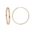 Dot | Earrings 14 Carat Pink Gold | Hoops Ø30 mm