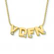 Minitials Four Blend Necklace | 18ct Gold