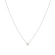 Lux | Necklace Solitaire 14 Carat White Gold | Diamond 0.31ct