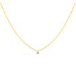 La Brune & La Blonde | 360° Necklace | Solitaire Diamond | Yellow Gold