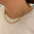 Be | Necklace Yellow Gold | Gourmette