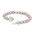 Sundrops | Bracelet White Gold | Pearl grey