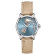 Hamilton Jazzmaster Open Heart Lady Blue Automatic Leather | 36mm