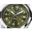 Hamilton Khaki Field Automatic Green/Steel Bracelet | 38mm | H70455160 | Juwelier van Willegen Den Haag