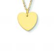 Minitials Heart Charm | 18ct Gold