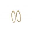 Lux | Hoops Yellow Gold | Diamond 0.50ct