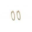 Lux | Hoops Yellow Gold | Diamond 0.34ct