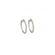 Lux | Hoops White Gold | Diamond 0.34ct