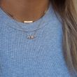 Minitials One Pavé Initial Necklace 