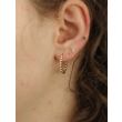 Dot | Earrings 14 Carat Pink Gold | Hoops Ø20 mm